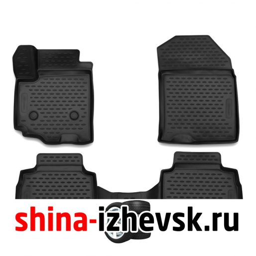 Коврик Коврики 3D в салон Format для Suzuki Vitara, 2015- , кросс., 4 шт. (ПУ, повышенная износостойкость) в Ижевске